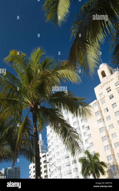 Miami beach florida collins avenue hi-res stock photography and images ...