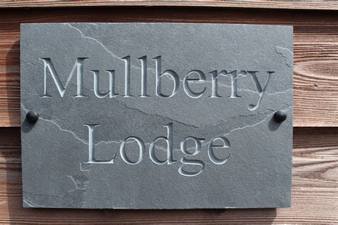 Any Size Deep Engraved Natural Slate House Sign Name Number Etsy Uk