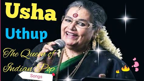 Usha Uthup The Queen Of Indian Pop Songs Legendary Artist Usha Uthup