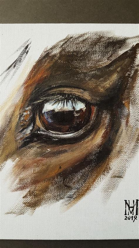 Horse Eye Painting - Painting Art - Painting Art