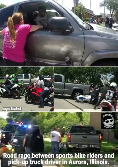 Hispanic News Network U S A Illinois Road Rage Between Bikers And