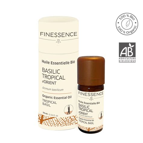 Huile Essentielle Basilic Tropical D Orient Bio Ml Finessence