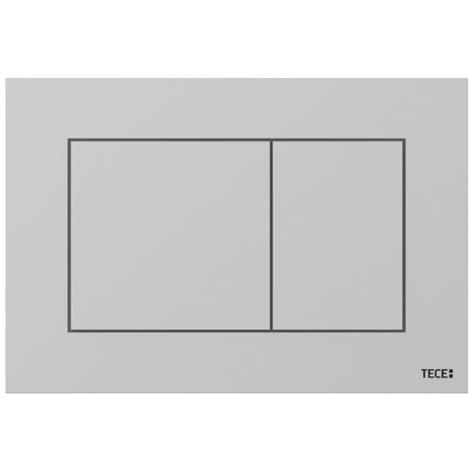 TECEnow actuator plate 9240402 matt chrome, dual-gas technology