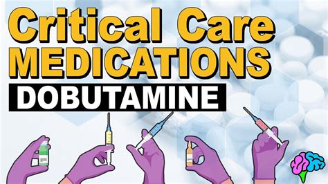 Dobutamine Critical Care Medications YouTube