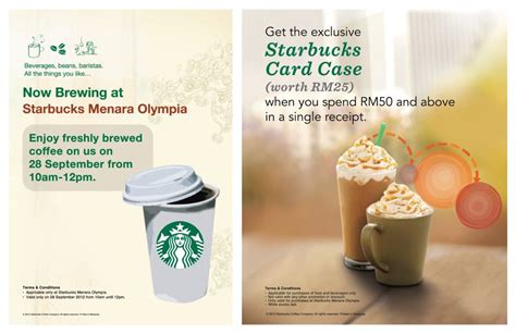 Starbucks: Free Starbucks Coffee Giveaway | Malaysia Free Sample Giveaway