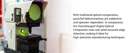 Digital Optical Comparator Accuracy | VisionGauge®