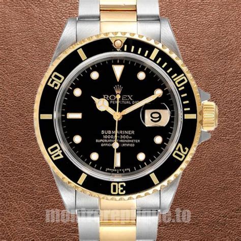 Rolex Submariner Pour des hommes 40mm 16613 Bracelet Huître Automatique