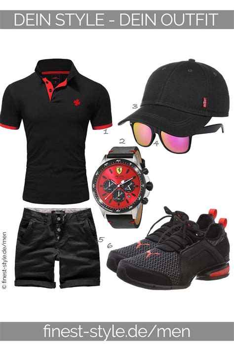 Stylisches Herren Outfit Mit Klammotten Von Levis Scuderia Ferrari