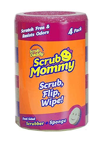 Scrub Daddy Scrub Mommy Dual Sided Sponge Scrubber Soft In Warm