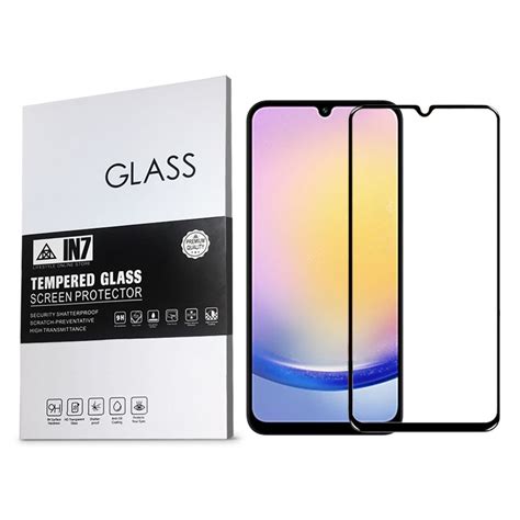 In7 Samsung A25 5g 65吋 高清 高透光25d滿版9h鋼化玻璃保護貼 疏油疏水 鋼化膜 黑色 Pchome 24h購物