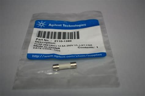 Agilent Fuse 12 5 250V UL LST CSA PN 2110 1398