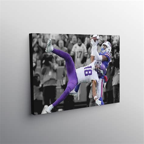 Justin Jefferson Catch of the Year Minnesota Vikings Sports Wall Art ...