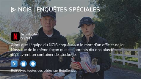 Regarder NCIS Enquêtes spéciales saison 17 épisode 17 streaming complet