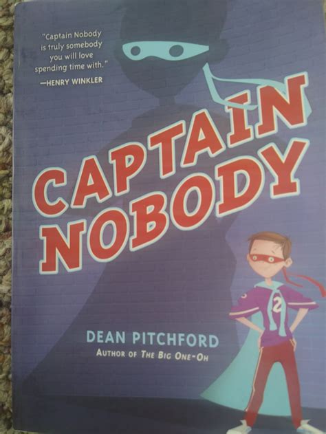 Captain Nobody By Dean Pitchford Quinlan S Book Reviews