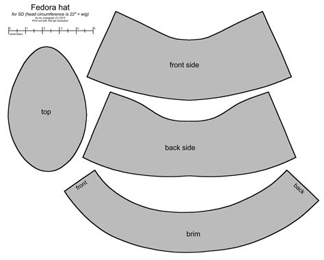 Hat Template For Cricut Printable Word Searches