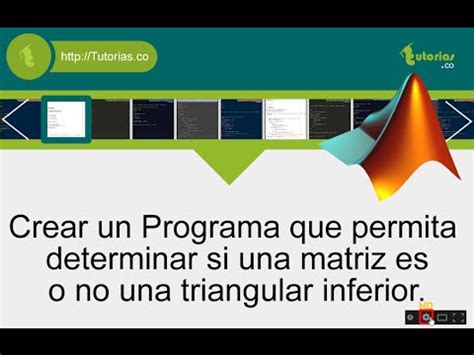 Arrays Matlab Triangular Inferior De Una Matriz Youtube