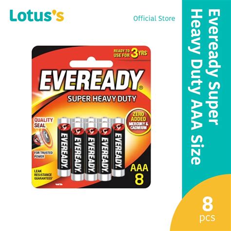 Eveready Super Heavy Duty Aaa Battery Pcs Bp Shopee Malaysia