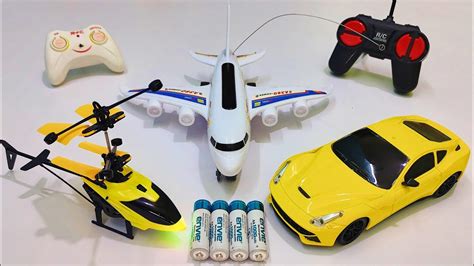 Rechargeable Rc Helicopter 3D Lights Rc Car Unboxing Radio Control