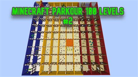 Parkour 100 Levels 2 Minecraft Map