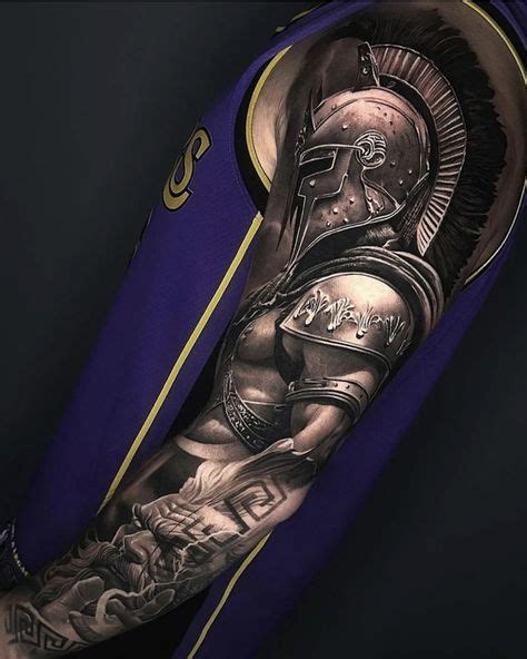 Pin On Tattoos In Gladiator Tattoo Spartan Tattoo Warrior