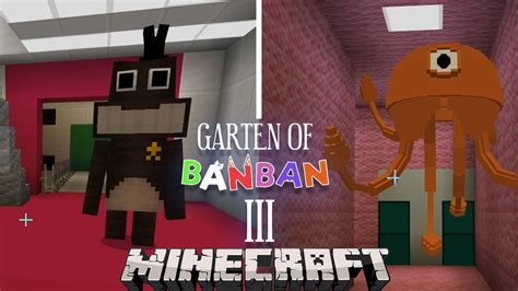 RELEASE MAP Garten Of BanBan Chapter 3 Minecraft Map Full Gameplay