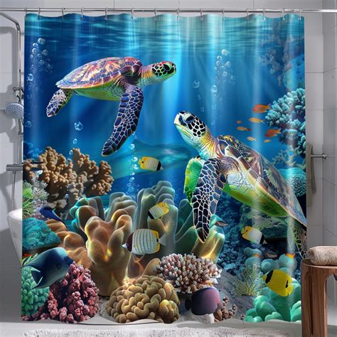 Transform Your Bathroom Into An Underwater Oasis With This Sea Turtle