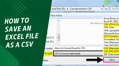 How To Save An Excel File As A Csv For Enhanced Data Handling Earn