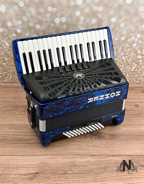 Hohner Bravo Iii 72 Silent Key Accordeon Blauw Nijkamp Accordeons