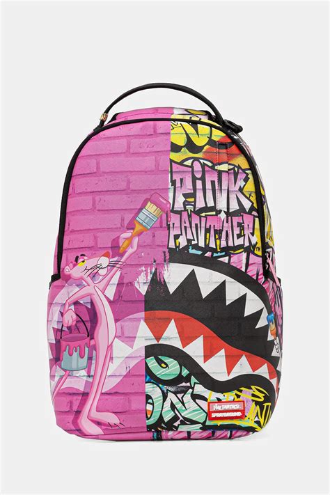 Sprayground Pink Panther Graffiti Coloring Dlxr Backpack Dinossi