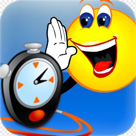 Smiley Chronometer Watch Alarm Clocks Stopwatch Cartoon Emoticon