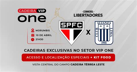 Ingresso Sao Paulo X Alianza Lima - SÃO PAULO X ALIANZA LIMA - CADEIRA VIP | One Experience
