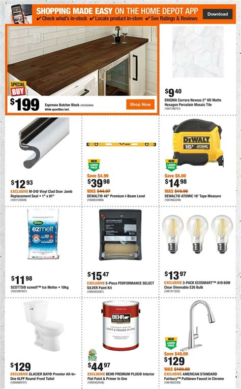 Home Depot Promotional Flyer Valid From 04 01 To 10 01 Page Nb 4