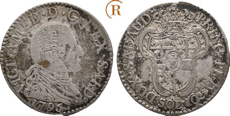 Italien Sardinien 10 Soldi 1795 Vittorio Amedeo III 1773 1796 Ss S