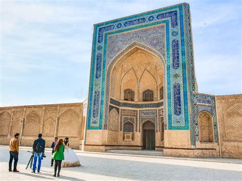 ásia Central Arquitetura Antiga Da Cidade De Bukhara Do Uzbequistão