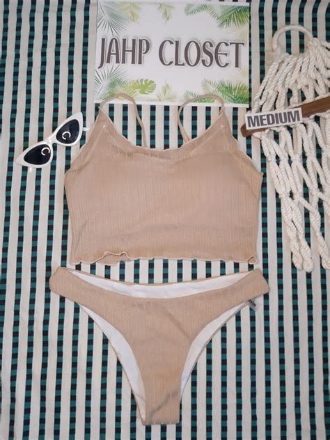 Stoptop Style Nude Brown Women S Fashion Swimwear Bikinis Swimsuits On Carousell