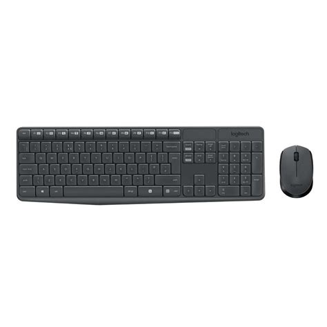 Kit Teclado E Mouse Usb Sem Fio Logitech Mk Preto Mundo Da Inform Tica