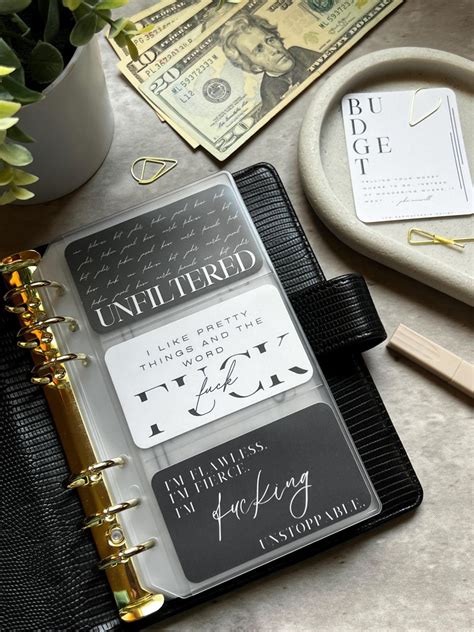 UNFILTERED FUCK COLLECTION Planner Deco Cards Set Of 3