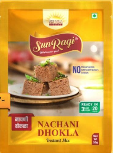 50gm Nachani Dhokla Instant Mix Packaging Type Packet At Rs 25