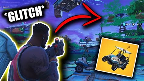 Fortnite Season Glitch Under The Map Glitch Golf Cart Underground