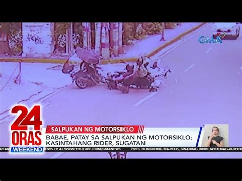 Babae Patay Sa Salpukan Ng Motorsiklo Kasintahang Rider Sugatan