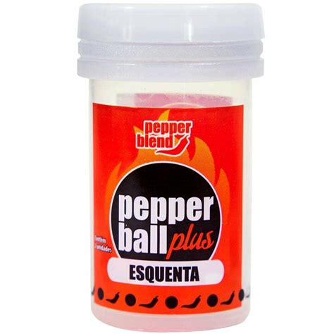 Bolinha Explosiva Pepper Ball Plus Esquenta Pepper Blend Unid