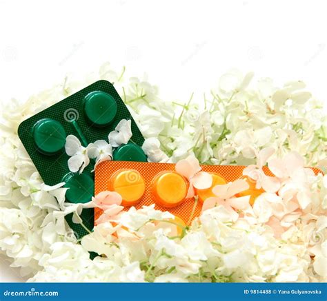 Homoeopathic Pills And Flowers Stock Photo Image Of Plant Natural