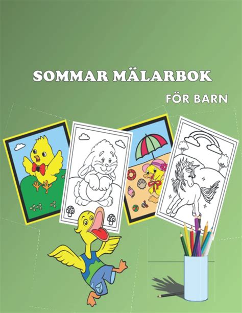 Buy Sommar Målarbok För Barn Enkla och roliga målarbok för barn dagis