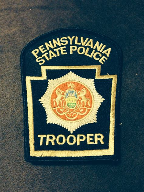 Pennsylvania State Trooper Police Patches Peacemaker State Police Thin Blue Lines Law