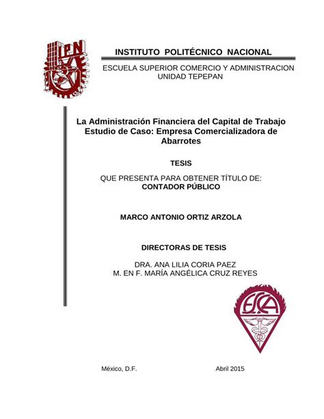 PDF INSTITUTO POLITÉCNICO NACIONAL La Administración DOKUMEN TIPS