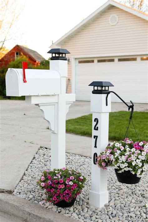 Decorative Mailbox Post Ideas Shelly Lighting