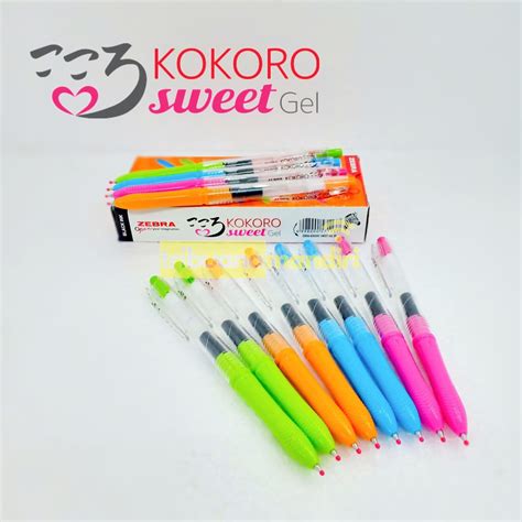 Jual Pulpen Gel Kokoro Sweet Zebra Colours 0 5 Mm Shopee Indonesia