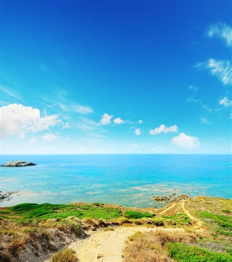 Premium Photo Dirt Path To The Sea In Sardinia Italy