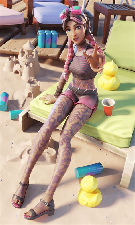 Simpler Beach Jules Render Rfortnitebr