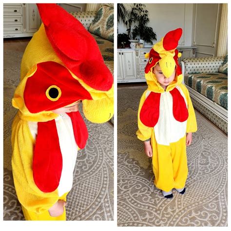 3T Kids Chicken Costume Halloween Costume Rooster Costume Cosplay ...